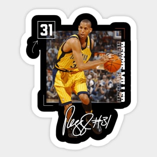 Reggie Miller Choke Sign Basketball Legend Signature Vintage Retro 80s 90s Bootleg Rap Style Sticker